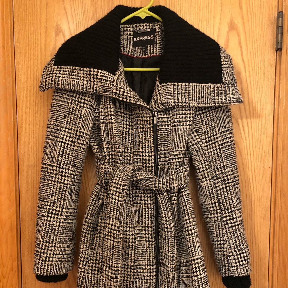 Express Shall Collar Winter Coat. Euc! - image 1